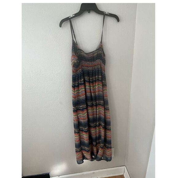 Multi color maxi summer dress Size Medium - Picture 3 of 4